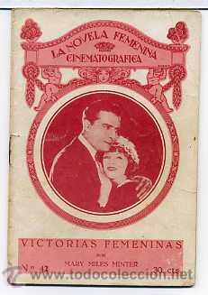 Cinema: VICTORIAS FEMENINAS, con Mary Miles. NOVELILLA, N&ordm; 42.