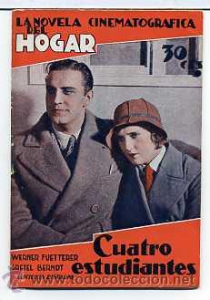 Cinema: CUATRO ESTUDIANTES, con Gretel Berndt. NOVELILLA, N&ordm; 97.