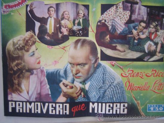 Cinema: primavera que muere - novela original