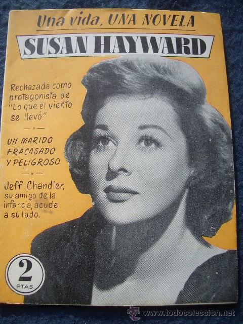 Cinema: SUSAN HAYWARD N&ordm; 20 Una vida, UNA NOVELA -  EDICIONES CINEMATOGR&Aacute;FICAS a&ntilde;os 50