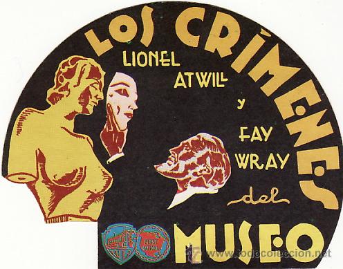 Kino: LOS CRIMENES DEL MUSEO - FACSIMIL - TROQUELADO