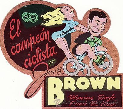 Kino: EL CAMPEON CICLISTA  - MAXINE DOYLE Y FRANK MC HUGH - FACSIMIL - TROQUELADO