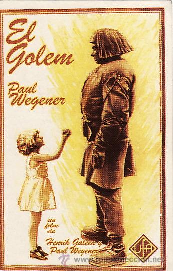 Kino: EL GOLEM - PAUL WEGENER - FACSIMIL