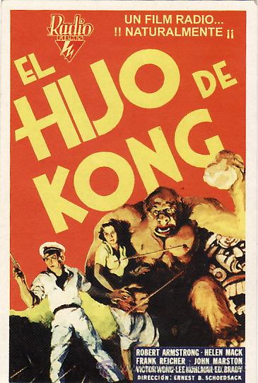 Cinema: EL HIJO DE KONG - FACSIMIL