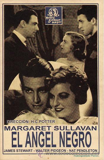 Kino: EL &Aacute;NGEL NEGRO - MARGARET SULLAVAN- FACSIMIL