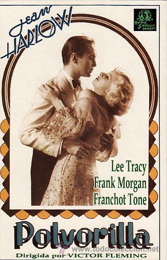 Kino: POLVORILLA -  JEAN HARLOW - LEE TRACY , FRANK MORGAN Y FRANCHOT TONE - FACSIMIL