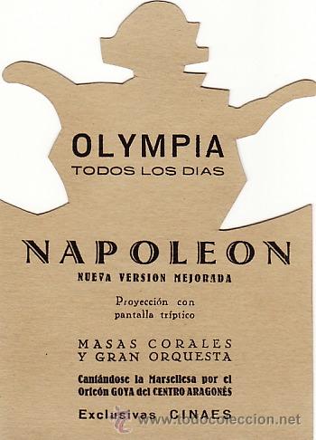 Cine: NAPOLEON - FACSIMIL - TROQUELADO - Foto 2