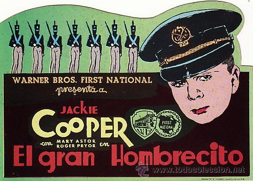 Kino: EL GRAN HOMBRECITO - JACKIE COOPER -  FACSIMIL - TROQUELADO