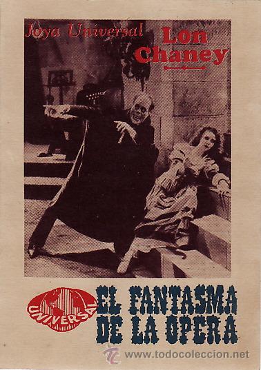 Cine: EL FANTASMA DE LA &Oacute;PERA  - FACSIMIL - Foto 1