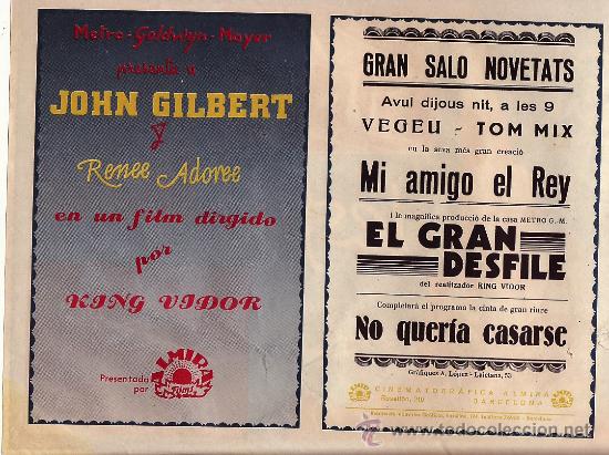Cine: EL GRAN DESFILE  - FACSIMIL - Foto 2