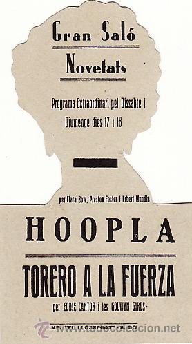 Cine: HOOPLA - CLARA BOW - FACSIMIL - Foto 2