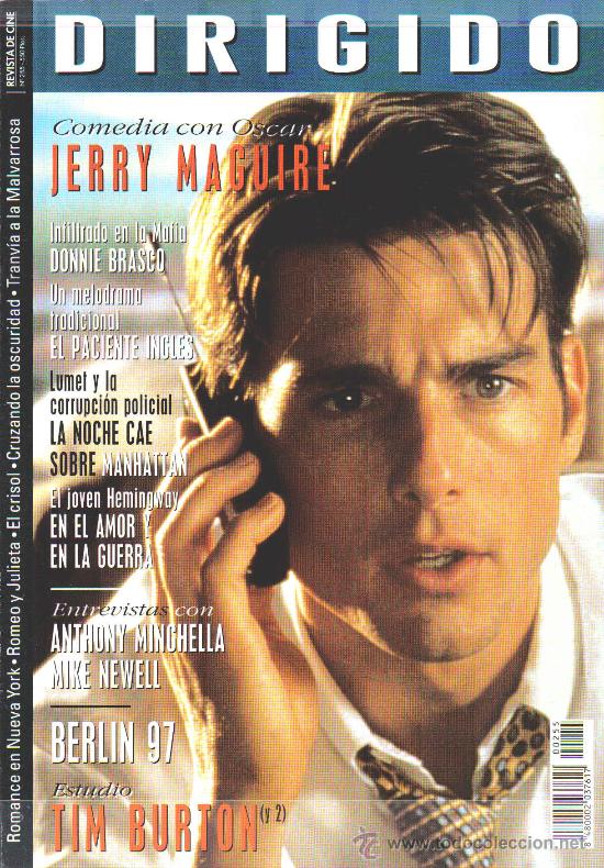 Cinema: MAGAZINE DIRIGIDO 1997 N&ordm;255 (TOM CRUISE) SPAIN