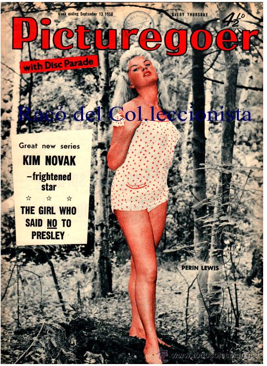 Cinema: REVISTA CINE: PICTUREGOER 13-09 DE 1958.   KIM NOVACK