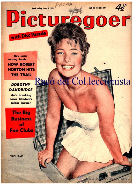 Cinema: REVISTA CINE: PICTUREGOER 6-06- DE 1959. VIVI BAK
