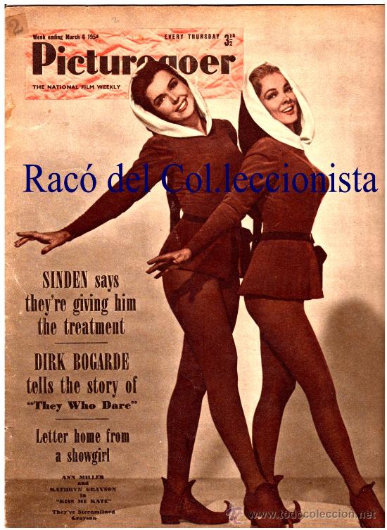 Cinema: REVISTA CINE Y M&Uacute;SICA: PICTUREGOER 6 MARCH DE 1954; ESPECIAL 28 P&Aacute;GINAS
