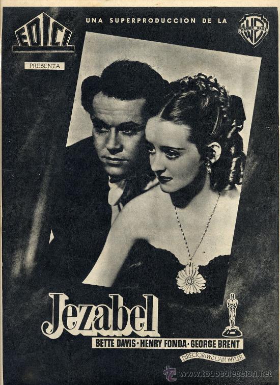 Kino: JEZABEL 1950 CINE HOJA REVISTA