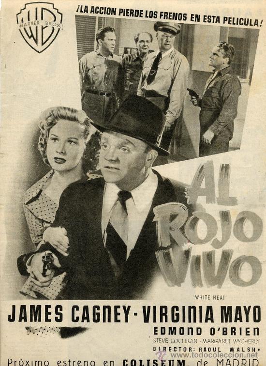 Kino: AL ROJO VIVO 1950 CINE HOJA REVISTA