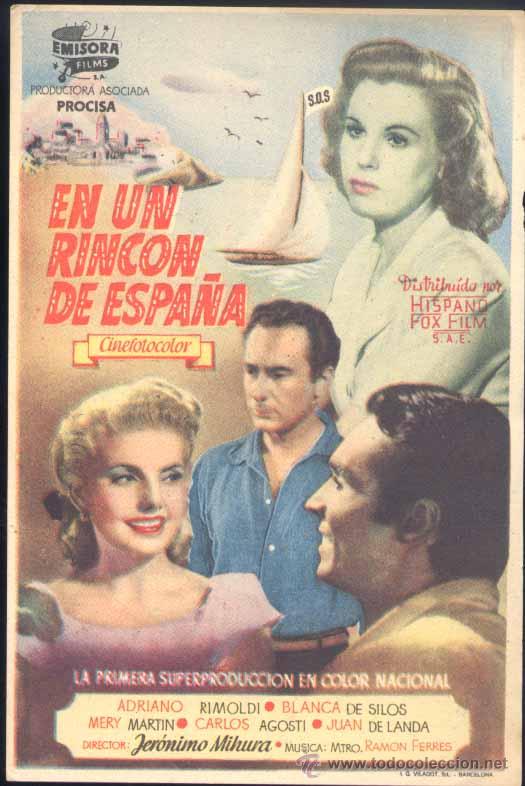 Kino: FOLLETO DE CINE: EN UN RINC&Oacute;N DE ESPA&Ntilde;A