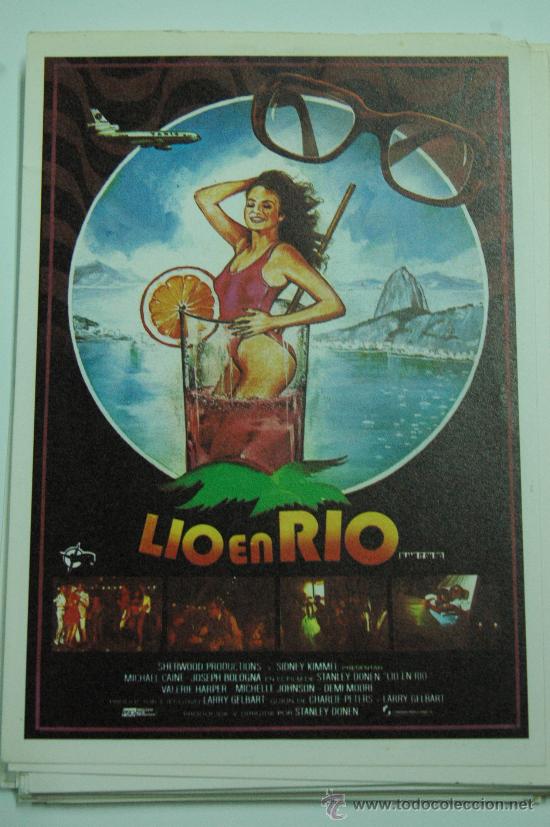 Kino: lio en rio - folleto de mano reproduccion - michael caine stanley donen michelle johnson