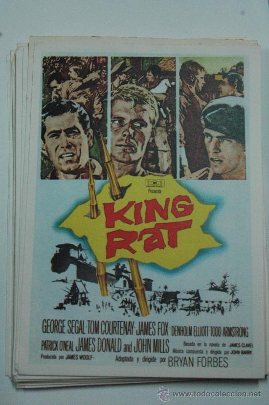 Kino: king rat - folleto de mano reproduccion - george segal tom courtenay 2&ordf; guerra mundial