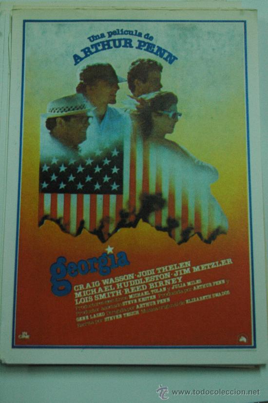 Kino: georgia - folleto de mano reproduccion - arthur penn