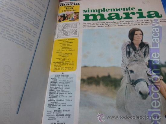 Cine: Simplemente Maria , a&ntilde;o 1972 ,2 PRIMEROS TOMOS - Foto 1