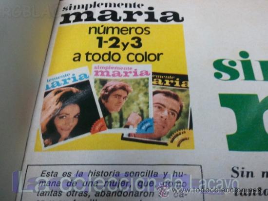 Cine: Simplemente Maria , a&ntilde;o 1972 ,2 PRIMEROS TOMOS - Foto 2
