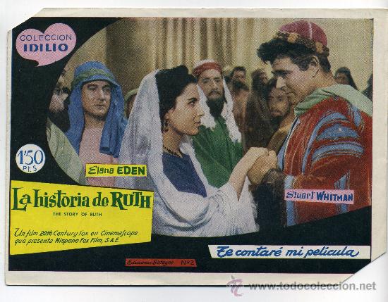 Cinema: LA HISTORIA DE RUTH. COMIC.