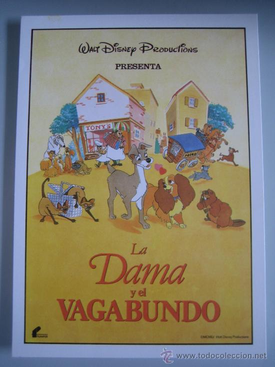 Kino: la dama y el vagabundo walt disney - folleto reproduccion