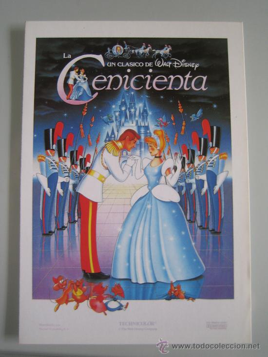 Kino: la cenicienta walt disney - folleto reproduccion