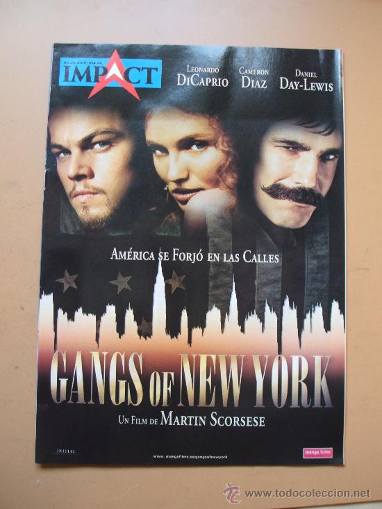 Cine: REVISTA CADENA IMPACT EN PORTADA GANGS OF NEW YORK