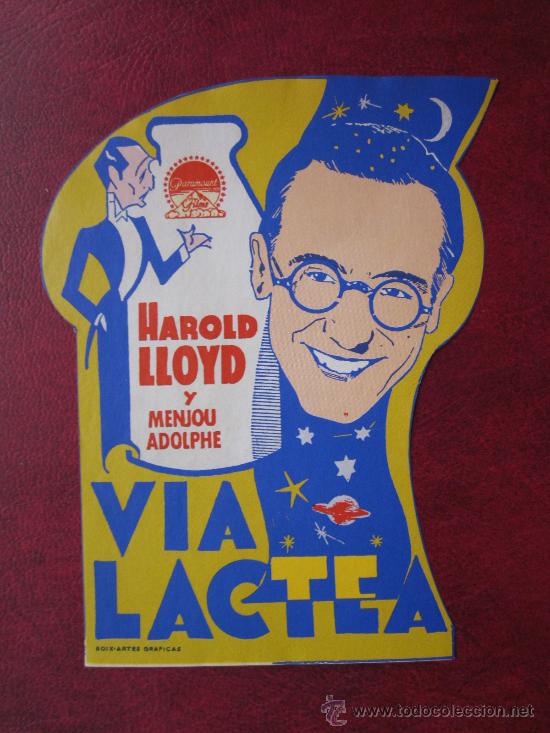Cine: VIA LACTEA - HAROLD LLOYD - TROQUELADO - FACSIMIL - Foto 1