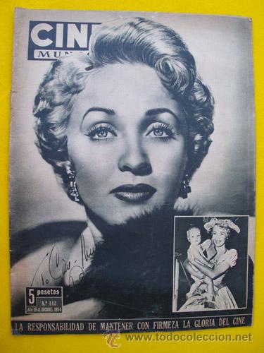 Cin&eacute;ma: CINE MUNDO. N&ordm; 142. Diciembre 1954