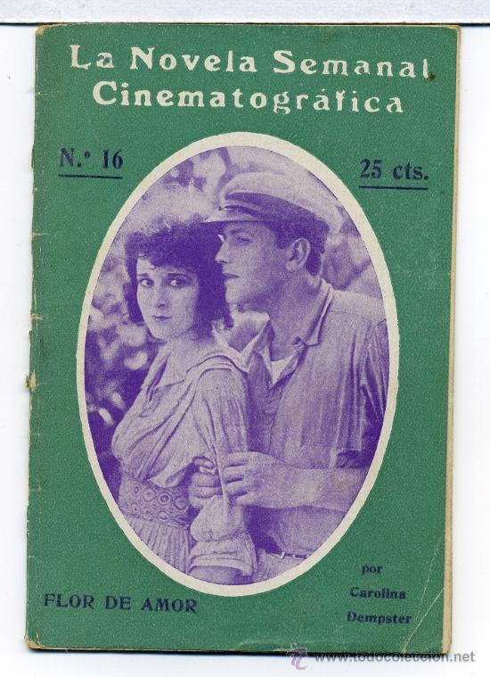Kino: FLOR DE AMOR, con Carolina Dempster. NOVELILLA.