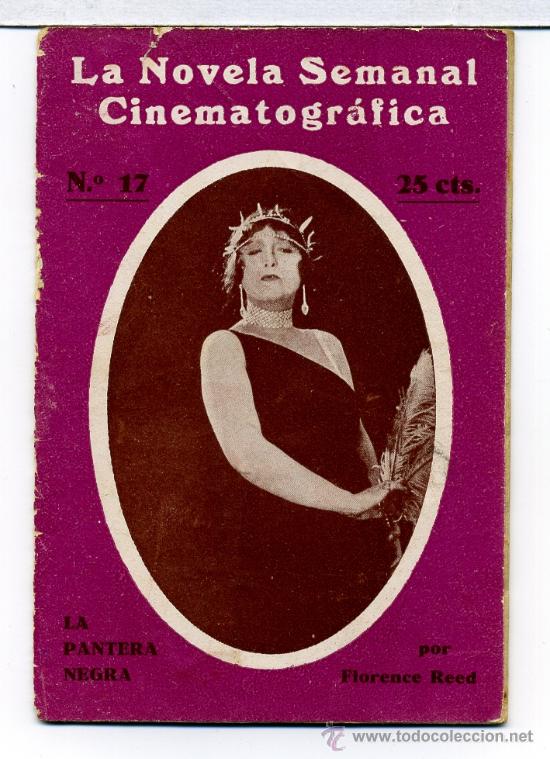 Kino: LA PANTERA NEGRA, con Florence Reed. NOVELILLA.