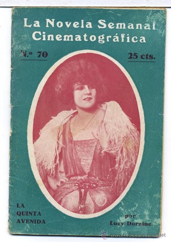 Kino: LA QUINTA AVENIDA, con Lucy Doraine. NOVELILLA.
