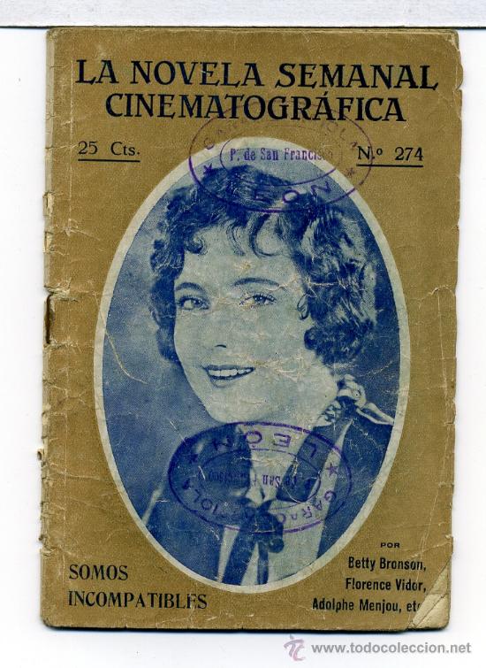 Kino: SOMOS INCOMPATIBLES, con Adolphe Menjou. NOVELILLA.