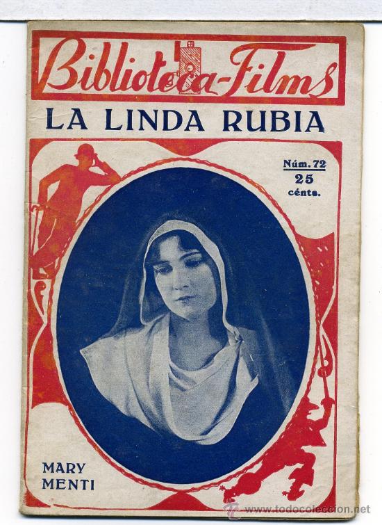 Kino: LA LINDA RUBIA, con Mary Menti. NOVELILLA.