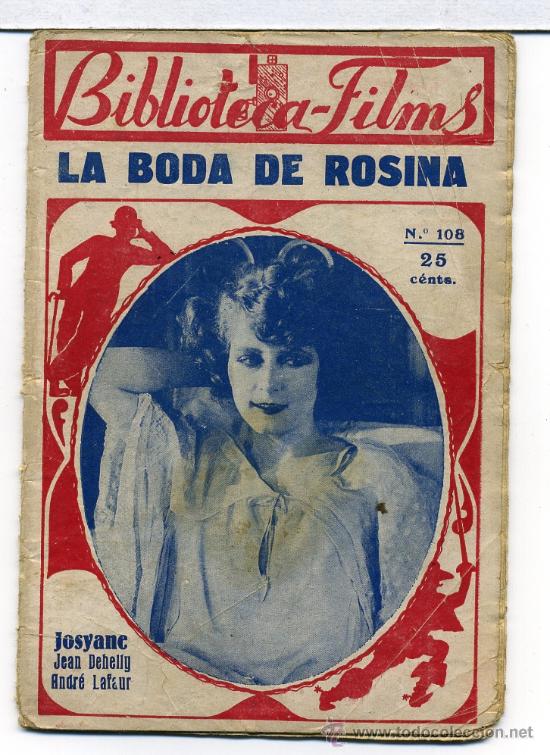 Kino: LA BODA DE ROSINA, con Josyane. NOVELILLA.