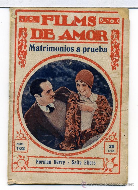 Cine: MATRIMONIOS A PRUEBA, con Sally Eilers. NOVELILLA. - Foto 1