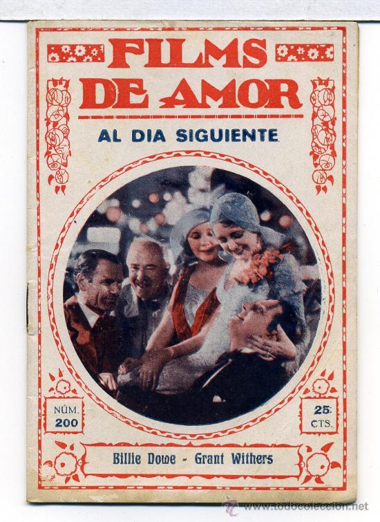 Cin&eacute;ma: AL DIA SIGUIENTE, con Billie Dowe. NOVELILLA.