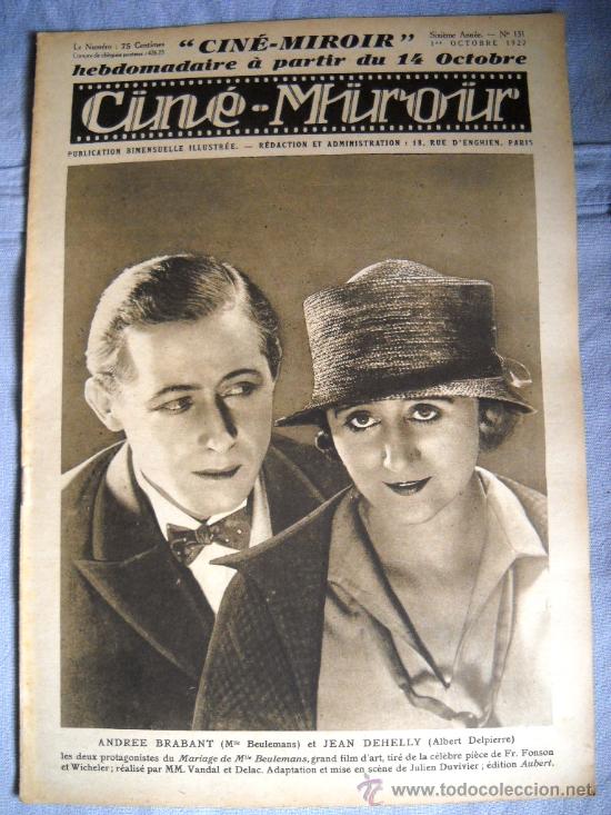 Cinema: CINE MIROIR N&ordm; 131 - OCTOBRE 1927