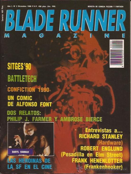 REVISTA-BLADE RUNNER MAGAZINE NUM.2-DIC.90- (Cine - Revistas - Otros)