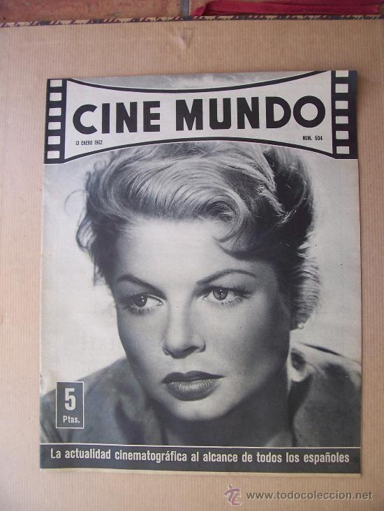 Cinema: CINE MUNDO - N&ordm; 504 - ACTUALIDAD CINEMATOGR&Aacute;FICA MUNDIAL - 1961