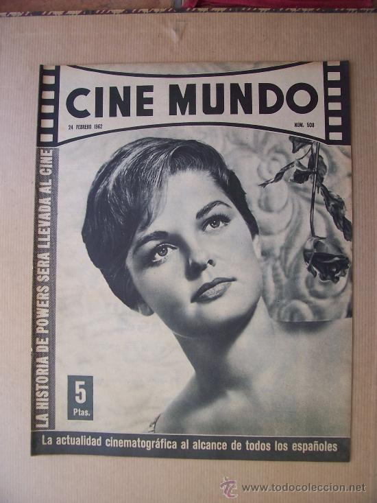 Cinema: CINE MUNDO - N&ordm; 508 - ACTUALIDAD CINEMATOGR&Aacute;FICA MUNDIAL - 1962