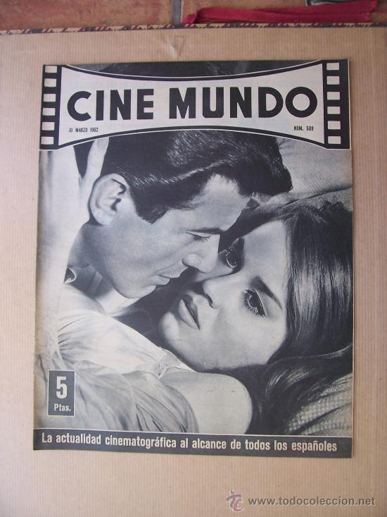 Cinema: CINE MUNDO - N&ordm; 509 - ACTUALIDAD CINEMATOGR&Aacute;FICA MUNDIAL - 1962