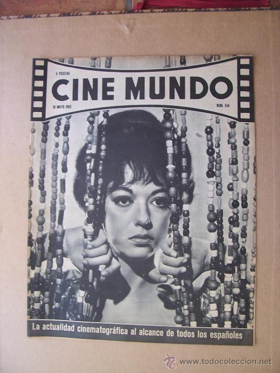 Cinema: CINE MUNDO - N&ordm; 514 - ACTUALIDAD CINEMATOGR&Aacute;FICA MUNDIAL - 1962