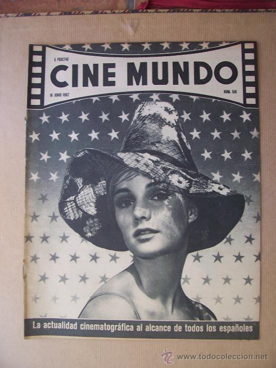 Cinema: CINE MUNDO - N&ordm; 516 - ACTUALIDAD CINEMATOGR&Aacute;FICA MUNDIAL - 1962