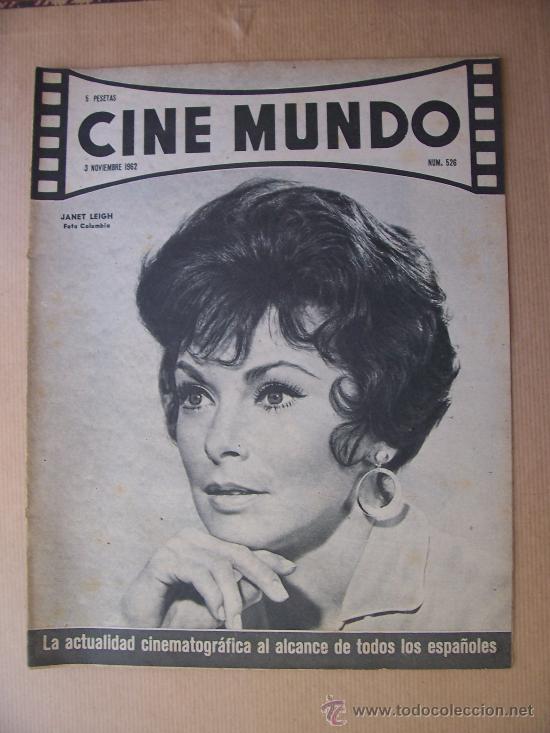 Cinema: CINE MUNDO - N&ordm; 526 - ACTUALIDAD CINEMATOGR&Aacute;FICA MUNDIAL - 1962