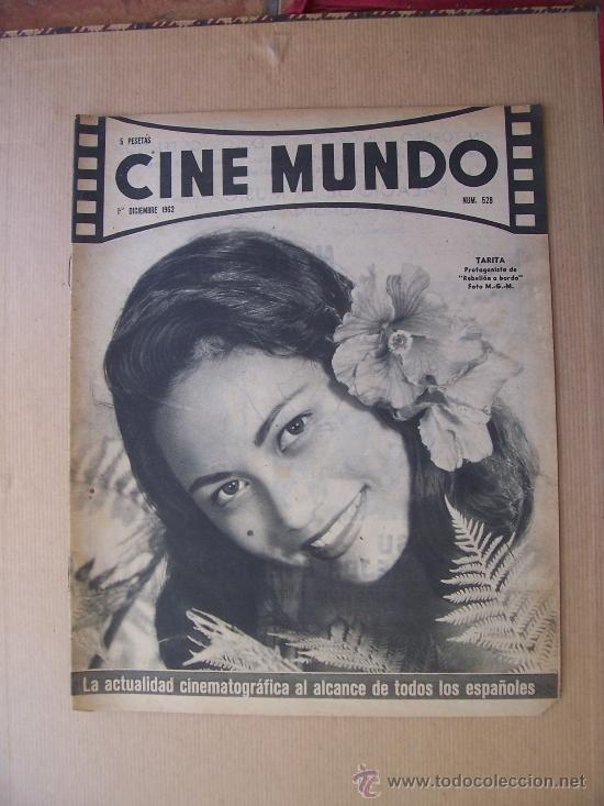 Cinema: CINE MUNDO - N&ordm; 528 - ACTUALIDAD CINEMATOGR&Aacute;FICA MUNDIAL - 1962